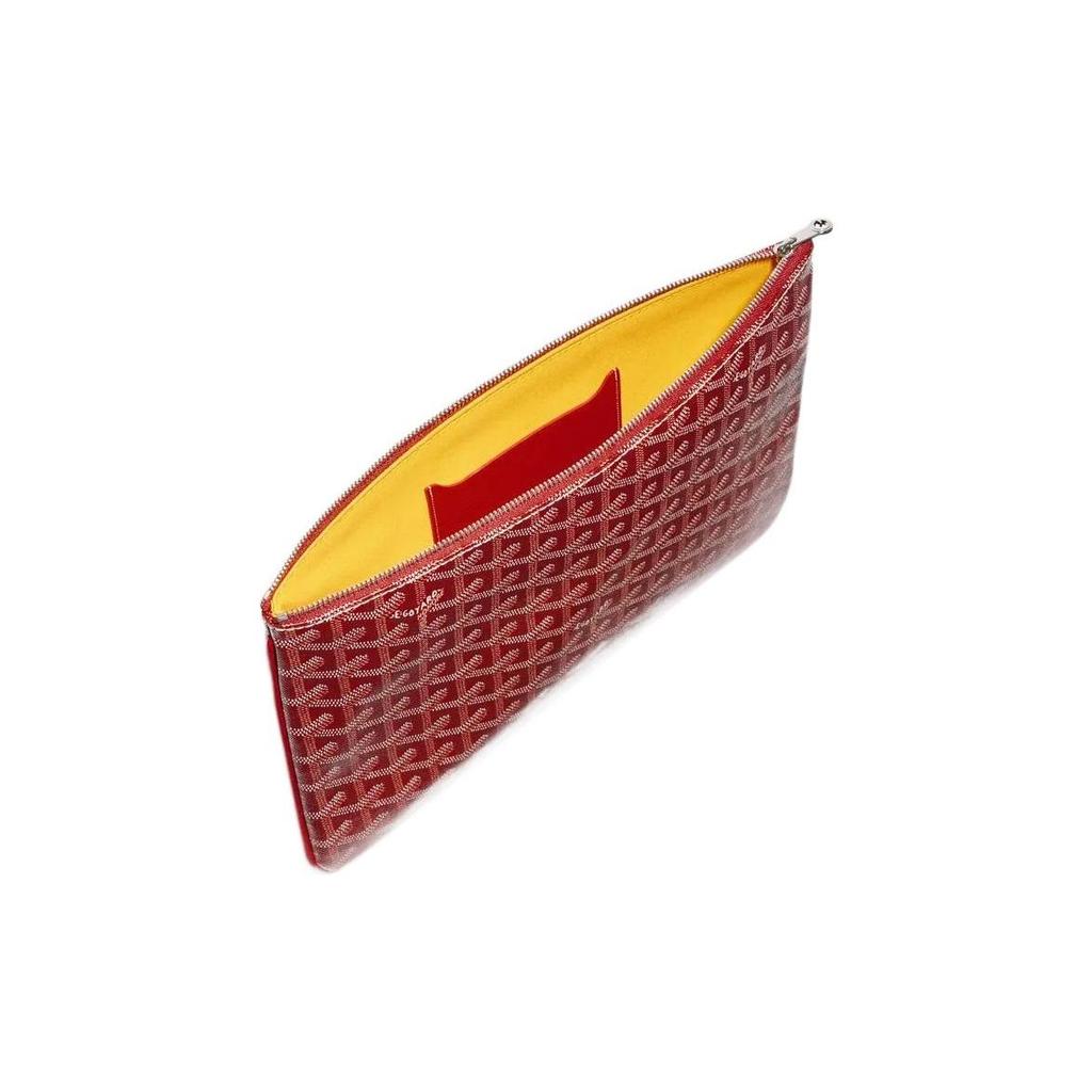 Goyard Косметичка Senat Y с полным принтом монограммы на молнии, унисекс, черная, синяя, зеленая SENAT2MMLTY