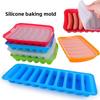 Silicone Sausage Ham Fresh-Keeping Box with Lid & Hot Dog Mold - DIY Baking Mold for 6 & 10 Links.