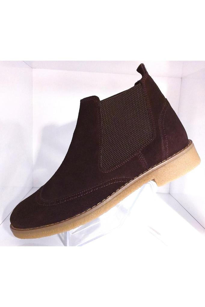 Men's Fashion Genuine Leather Flat Heeled Booties Bootie Genuine Suede Leather Thermo Sole Double Face Boots Shoes