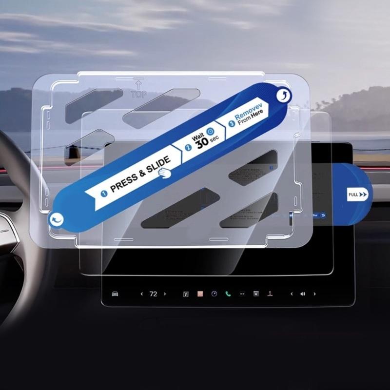 Highland 2025 2026 Tempered Glass Film Protector Matte Glare HD Center Control Touch Screen Protector For Tesla Model 3/Y/YL