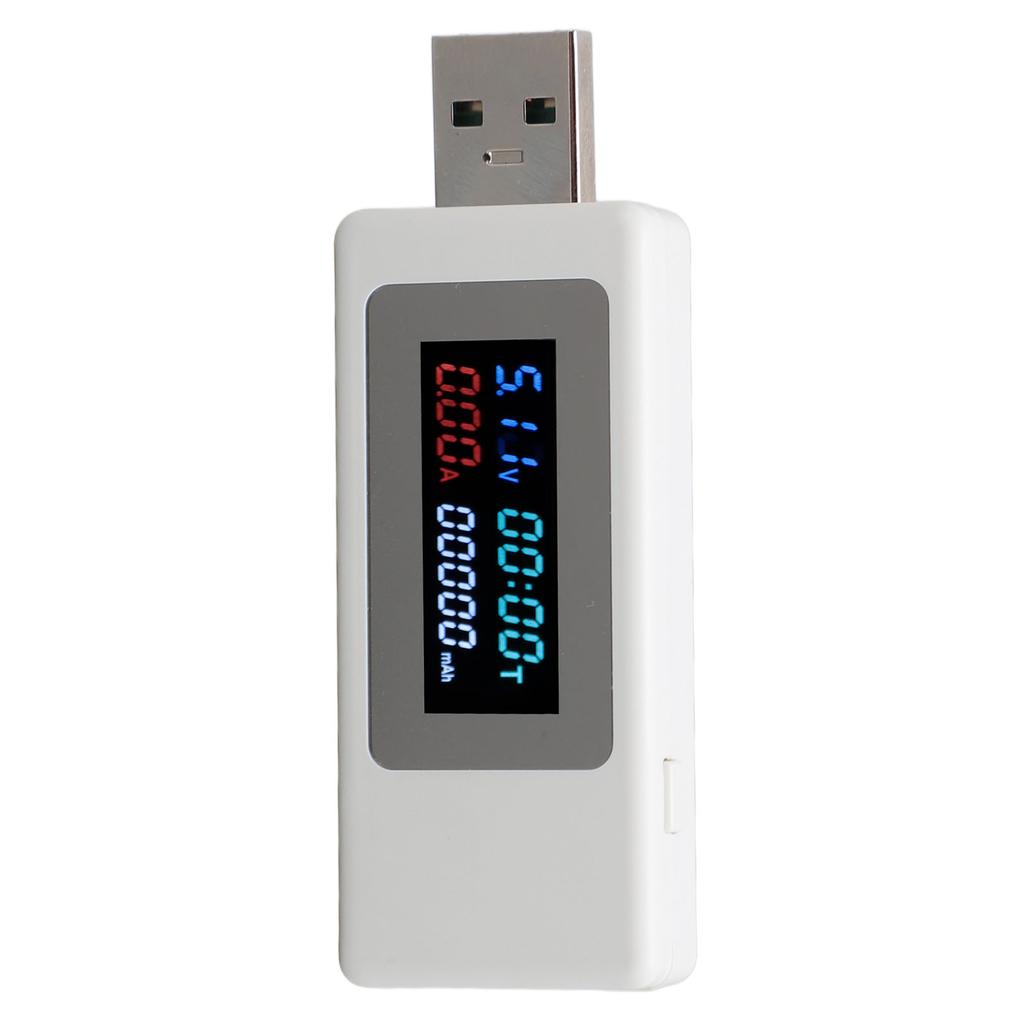 Профессиональный USB-тестер с цветным экраном, USB-детектор тока и напряжения при зарядке со светодиодным дисплеем для