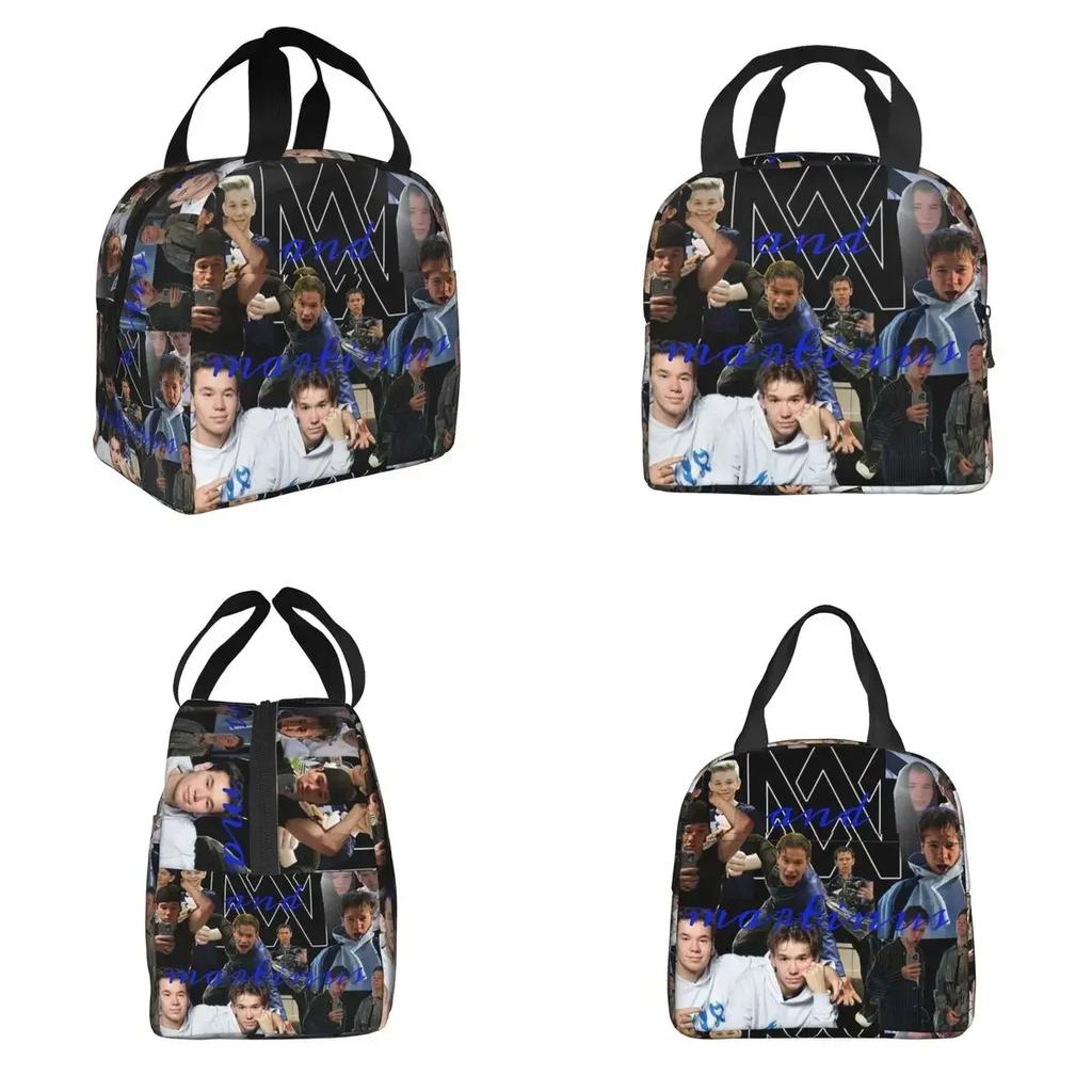 MM Marcus And Martinus Insulated Lunch Bag for Women Children Portable Food Boxes Thermal Lunch Box Tote