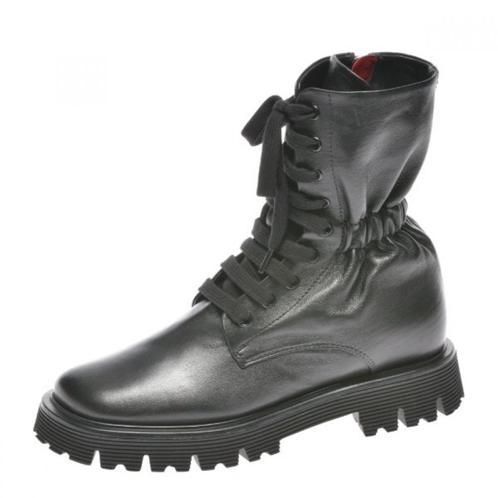 Riccio Anna Женские шнурованные ходунки Черные Hs23hal002bk