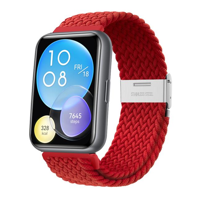 Нейлоновый ремешок для HUAWEI watch fit 2 ремешок для часов аксессуары плетеный solo loop ремешок браслет для HUAWEI watch fit2 новый ремешок