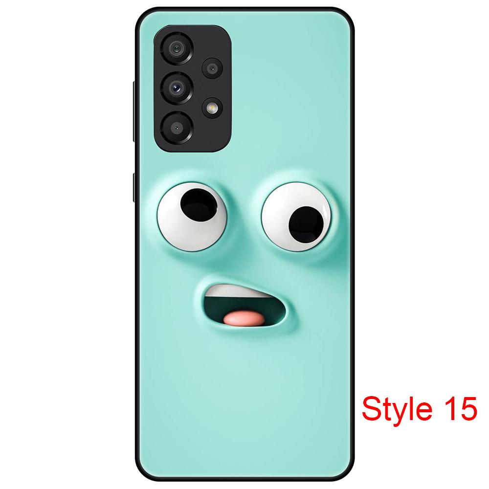 For Galaxy A33 5G Case, Samsung A33 5G Cute Case, Black Bumper TPU Soft Rubber Silicone Cover Phone Case for Samsung Galaxy A33 5G