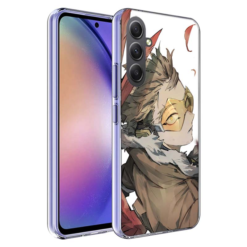 Аниме MHA Hawks BNHA Чехол для телефона Samsung A17 A37 A57 A07 A16 A26 A36 A56 A06 A02S A12 A22 A32 A52S A04S A14 A24 A34 A54 A03 A