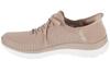 Skechers Слипоны: Саммиты - Новые повседневные, женские бежевые кроссовки
