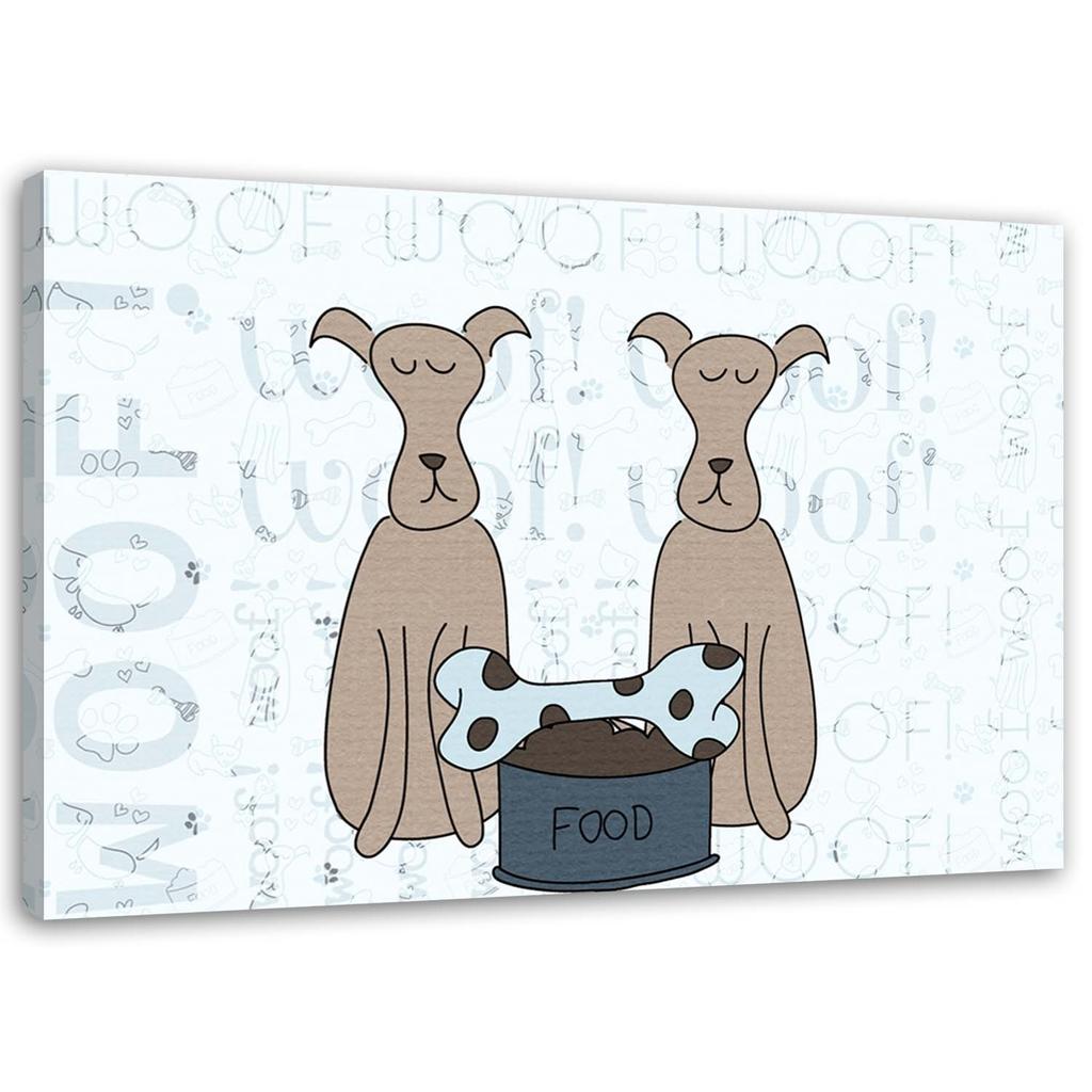 Canvas print, Dog bone