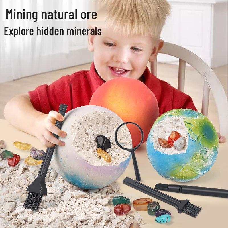 Браслет из драгоценных камней «Восемь планет», ручная работа, археологические раскопки, развивающая игрушка