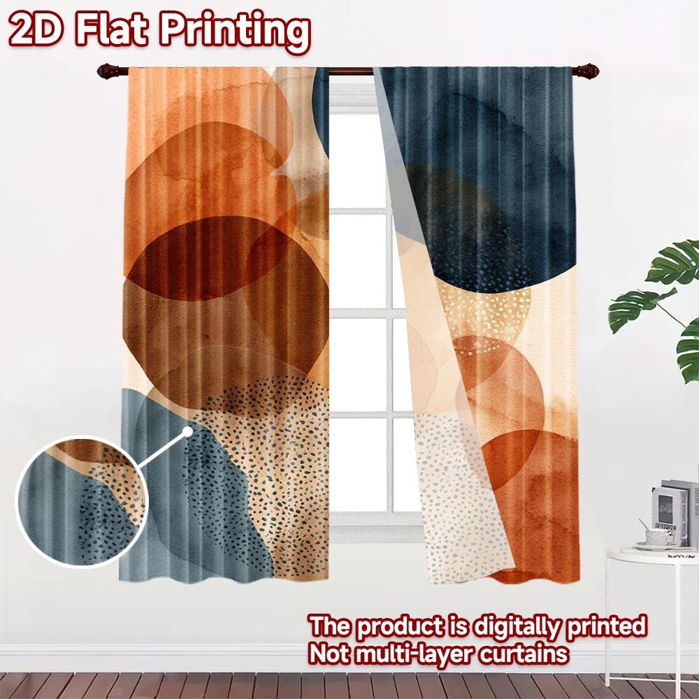 2D плоновый Фотофон Фотофон Цветные Круги (2) 100% Полиэстер Праздничные Украшения Идеально подходят для Помещений