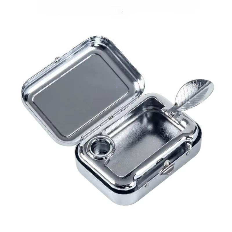 Mini Ashtray for Car and Travel - Pocket Size Leak-Proof Ashtray, Portable Outdoor Cigarette Case Accessory Smoking Accessories