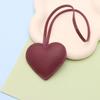 PU Leather Heart-shaped Pendant