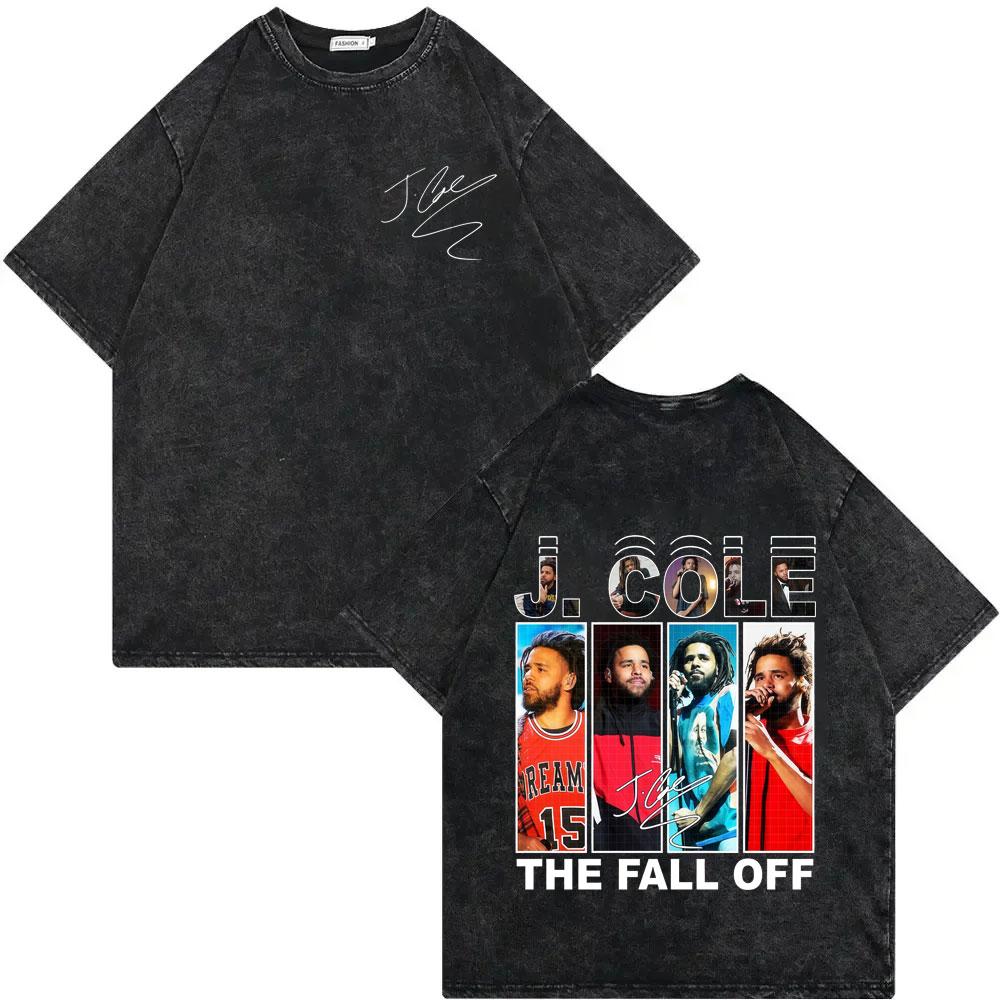 Vintage Washed J Cole Born Sinner Album Merch Tshirt High Quality Fashion Oversized T Shirts Men Women Casual Cotton Tshirts