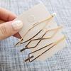 3-5Pcs/set Pearl Metal Gold Hair Clip Bobby Pin Barrette Hairband Hairpin Headdress Hair Styling Tool