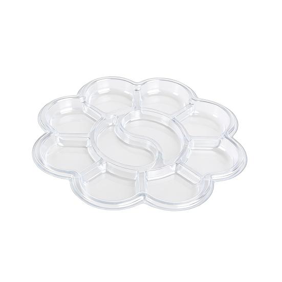 20 шт. Одноразовые поддоны для краски Прозрачная палитра для смешивания цветов Одноразовые принадлежности для рисования для художников Художественные студии Школы