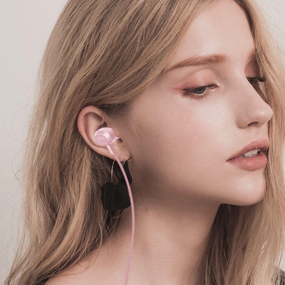 In Ear Wired Headset Stereo InEar Microphone Portable Headphones