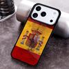 Spain Spanish Flag Phone Case For iPhone 17,16e,15,14,13,12,11,Mini,Pro,MAX soft Silicone Cover