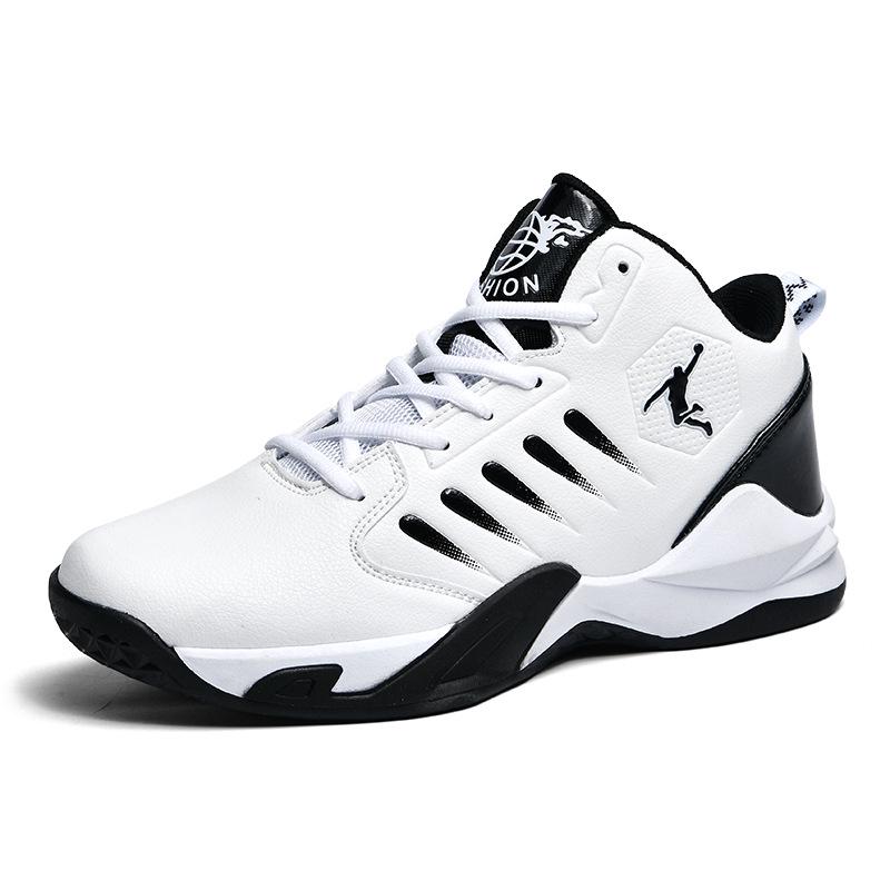 High-Top Men's Basketball Shoes 2025: All-Season, Durable, Trendy Leather Sneakers for Teens and Students
