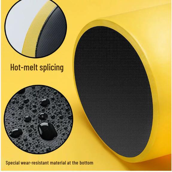 Foldable PVC Water Bucket: Portable Outdoor Camping & Fishing Bin for Multi-purpose Use