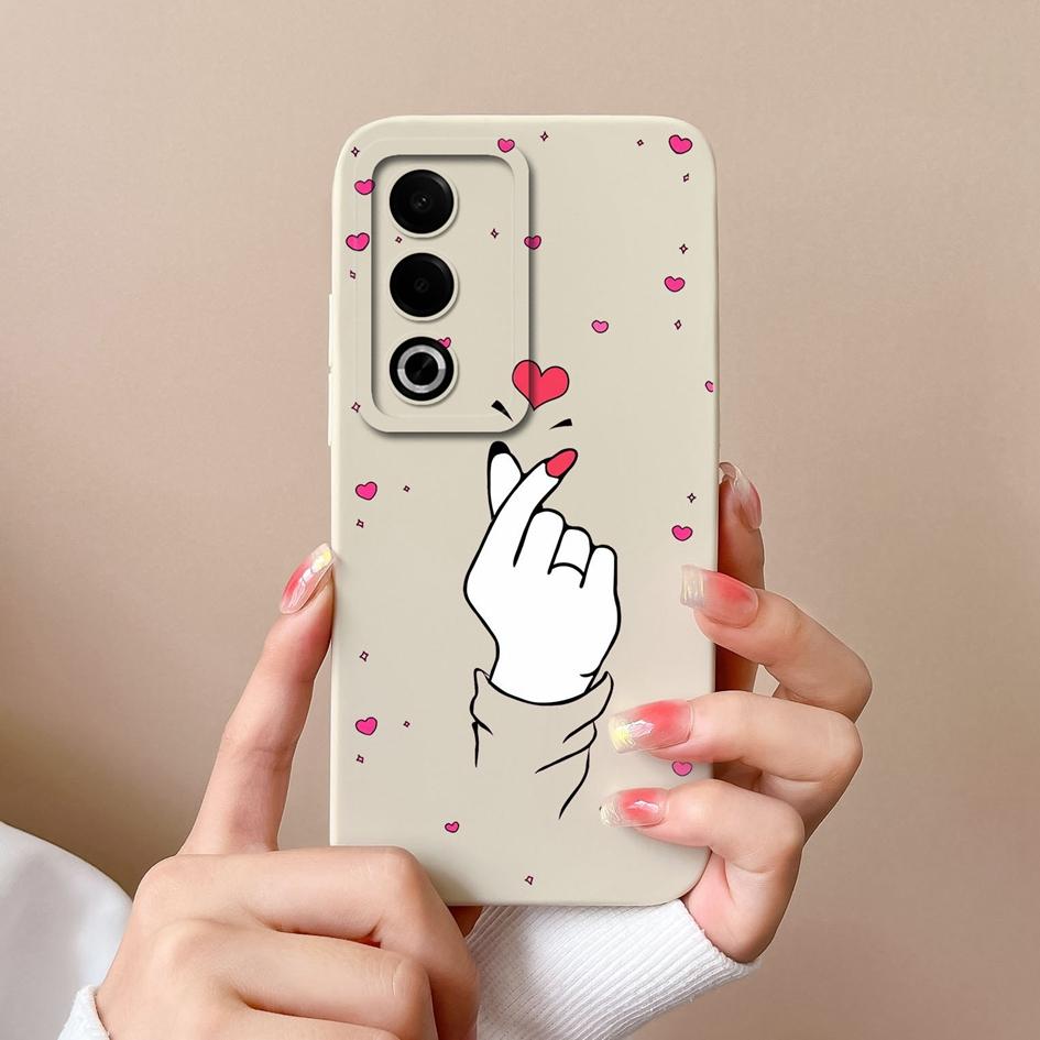 Для OPPO A3X A3 Pro Realme 13 Pro Plus 12 Pro+ чехол-протектор экрана супер ударопрочный тонкий силиконовый чехол-бампер Pretty Love Heart для OPPO