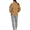 Puma Solid Color Logo Embroidered Stand-Collar Zip-Up Sherpa Jacket Unisex Jacket Khaki 932667-02