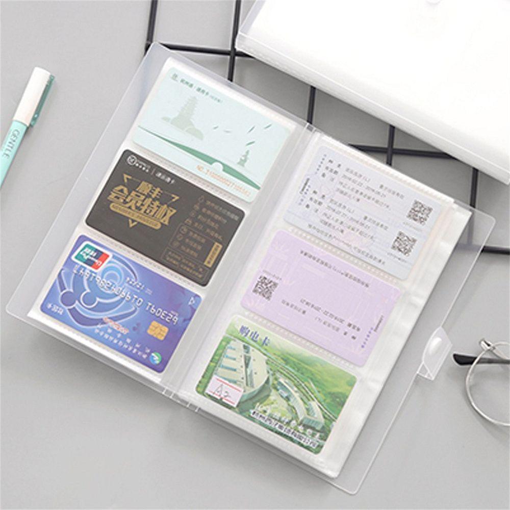 Card Stock School Supplies Card Book ID Card Holder Picture Storage Case Ticket Collection Book