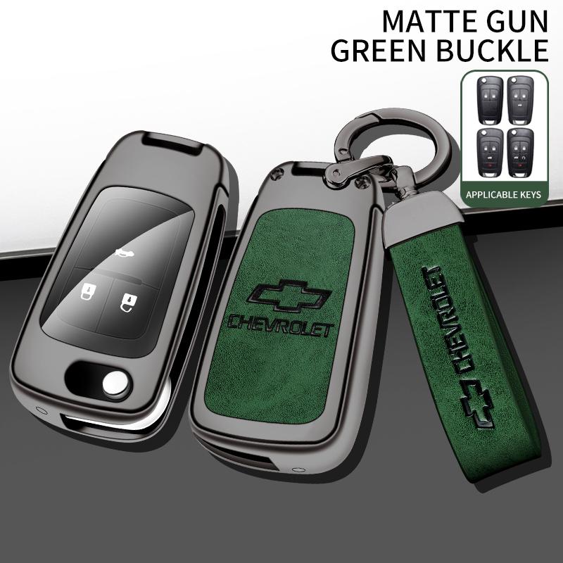 AABHO1 Alloy Car Remote Key Case Cover Shell For Chevrolet Chevy Malibu Camaro Cruze Traverse Spark Equinox Sonic Volt Bolt Accessories