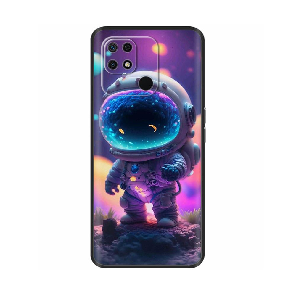 Чехол для Redmi 10C Милый мультяшный Мягкий Жидкий Силиконовый Корпус Телефона Для Xiaomi Redmi 10C Задняя Крышка redmi10C 10 C Чехлы Fundas