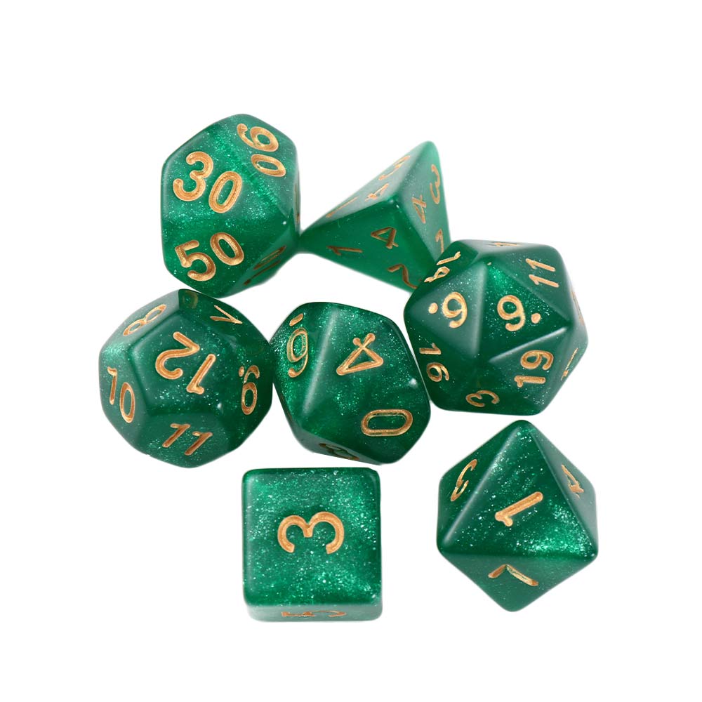 7 штук многогранных кубиков двух цветов, многогранные кубики, инструменты для развлечений для настольных игр в баре, ночном клубе