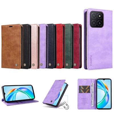 Кожаный чехол-книжка с застежкой-молнией для Huawei Honor X8 5G X7C 4G X7B X7A X7 X6s X6B X6A X6 X5B Plus Magic 5 6 Pro 200 Lite 90 Smart 70 50