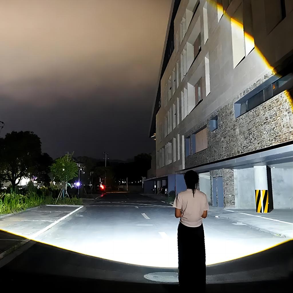 Портативные светодиодные фонари высокой мощности с зарядкой от USB, прочные тактические фонари для наружного использования, масштабируемые фонарики для аварийного ручного освещения