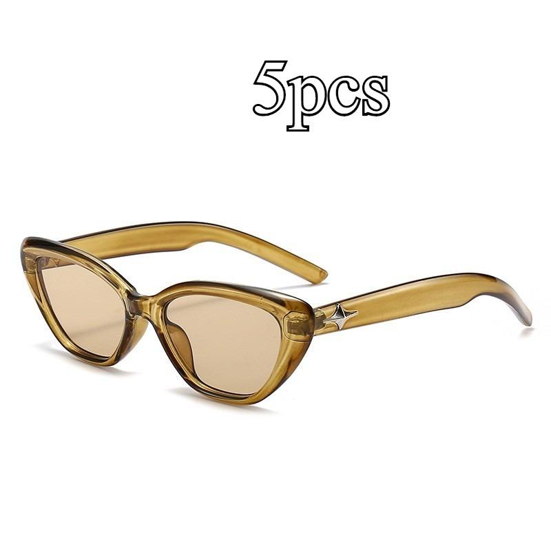 Модные хип-хоп солнцезащитные очки «кошачий глаз», модные женские очки с ретро-стилем, солнцезащитные очки