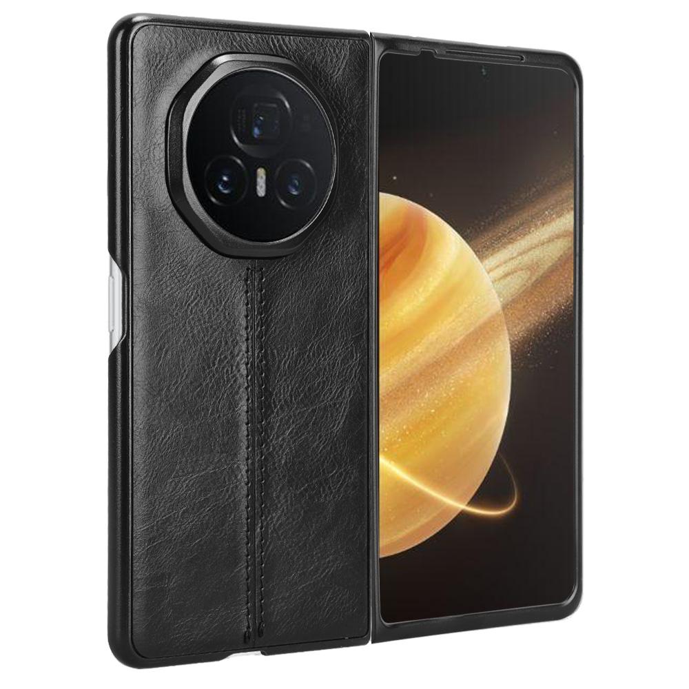 Для Honor Magic V3 5G Чехол Кожа с текстурой коровьей шкуры+PC Чехол для телефона Строчки