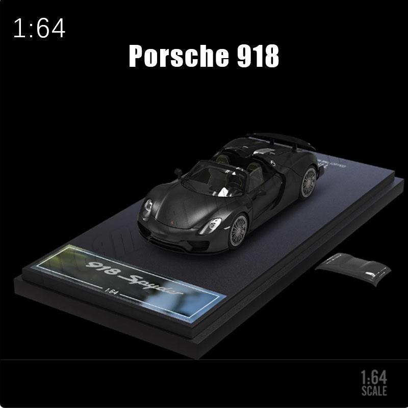 1:64 Porsche 918 Alloy Car Model Collectible Boutique Model Holiday Gift