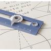 2в1 компас цветной многофункциональный инструмент для рисования кругов DIY инструмент для геометрического рисования линейка компаса для школы, офиса и дома
