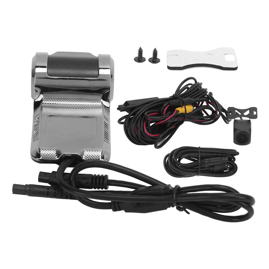 Car USB Dash Cam HD Driving Recorder DVR ADAS Front Rear Dual Lenses Motion Detection Universal for Android Navigation