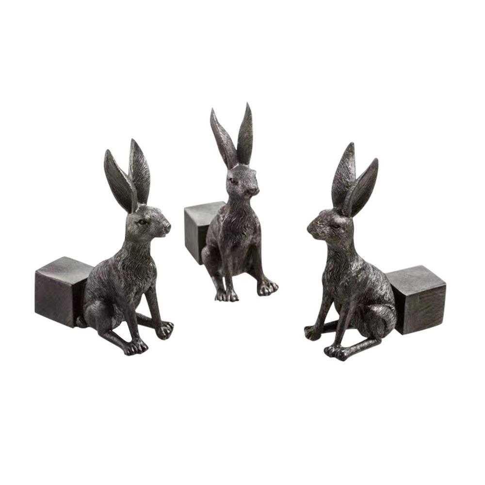 3PCS Weatherproof Resin Pot Feet Animal Shaped Plant Stand Supports Outdoor Garden