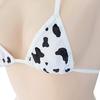 Milk Girl Cow Print Bikini Cute Swimsuit Animal Animal Costume Cosplay Swimsuit