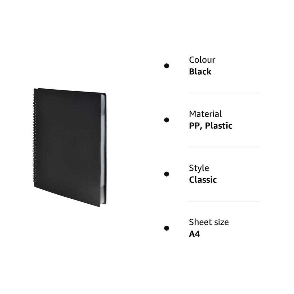 A4 Sheet Music Organizer, Spiral Folder 10 Pockets For Sheet Music, Drawings And Documents, Easy Editing