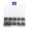 210pcs High Strength Stainless Steel 2# 4# 6# 7# 8# Rolling Swivel Fishing Tackle Box