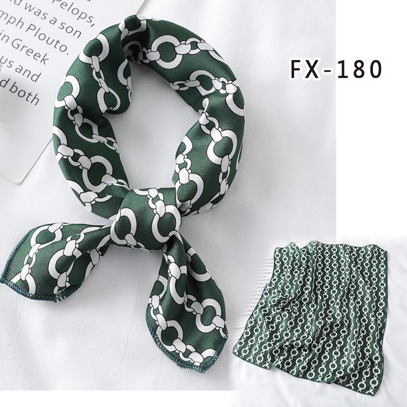 50 * 50cm Spring And Autumn Silk Scarves Versatile Decoration Professional Small Square Scarves Neck Protection Binding Bag
