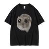 Funny and Sad Hamster with Big Ears Cryingcute Mouse Tshirt for Womenfashionable Kawaiiclothing Tshirthigh-quality T-shirt