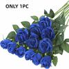 DIY Floral Arrangment Artificial Silk Flowers Fake Roses Bouquet for 1PC Wedding Home Party