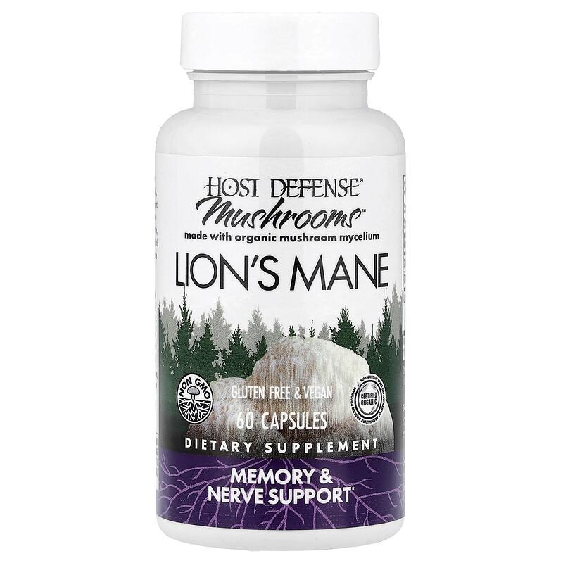 Mushrooms™, Lion's Mane, 60 Capsules (0.5 g per Capsule)