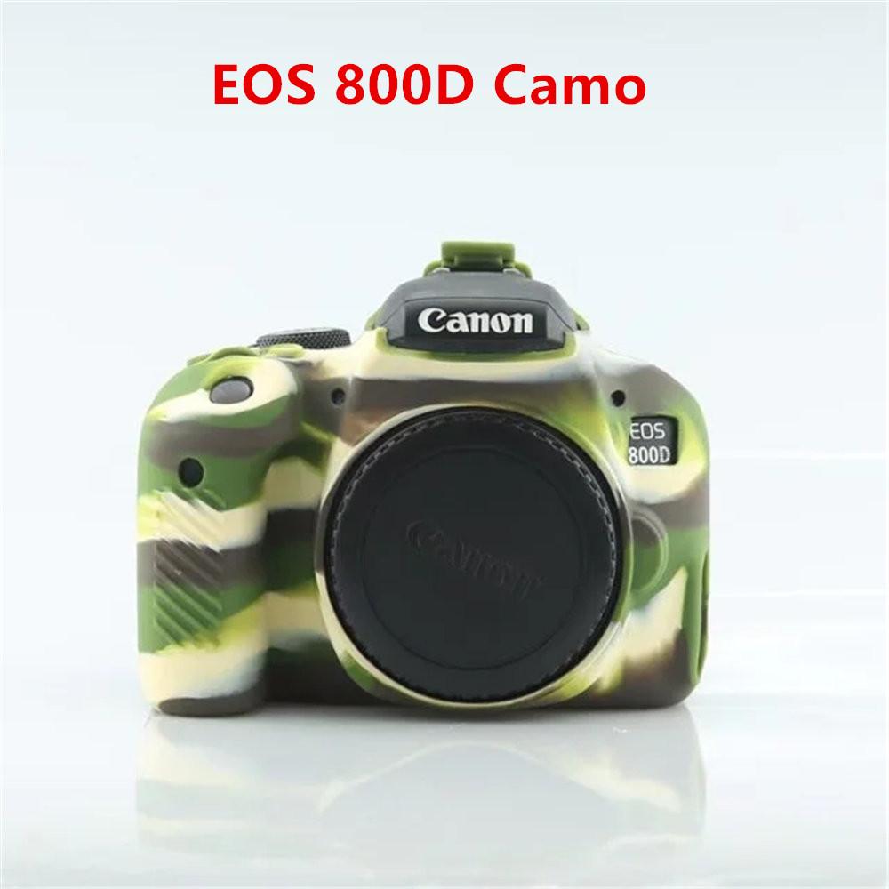 Мягкий силиконовый защитный чехол для корпуса камеры для Canon EOS 750D 80D 800D 850D 1300D 1500D 200D 200D II