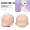 Голова для BJD кук 1/12, заготовка для шарнирных кукол, с возможностью кастомизации макияжа, для тренировки макияжа DIY, съемные пластиковые части головы