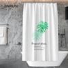 Bathroom Thickened Waterproof Curtain Mildew Proof Shower Curtain Shower Partition Curtain Shower Curtain Bathroom Curtain Free Perforation