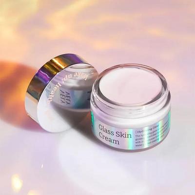 Glass Skin Cream 60 мл, сияющий, осветляющий, увлажняющий, увлажняющий, корейская косметика, Kbeauty, образец