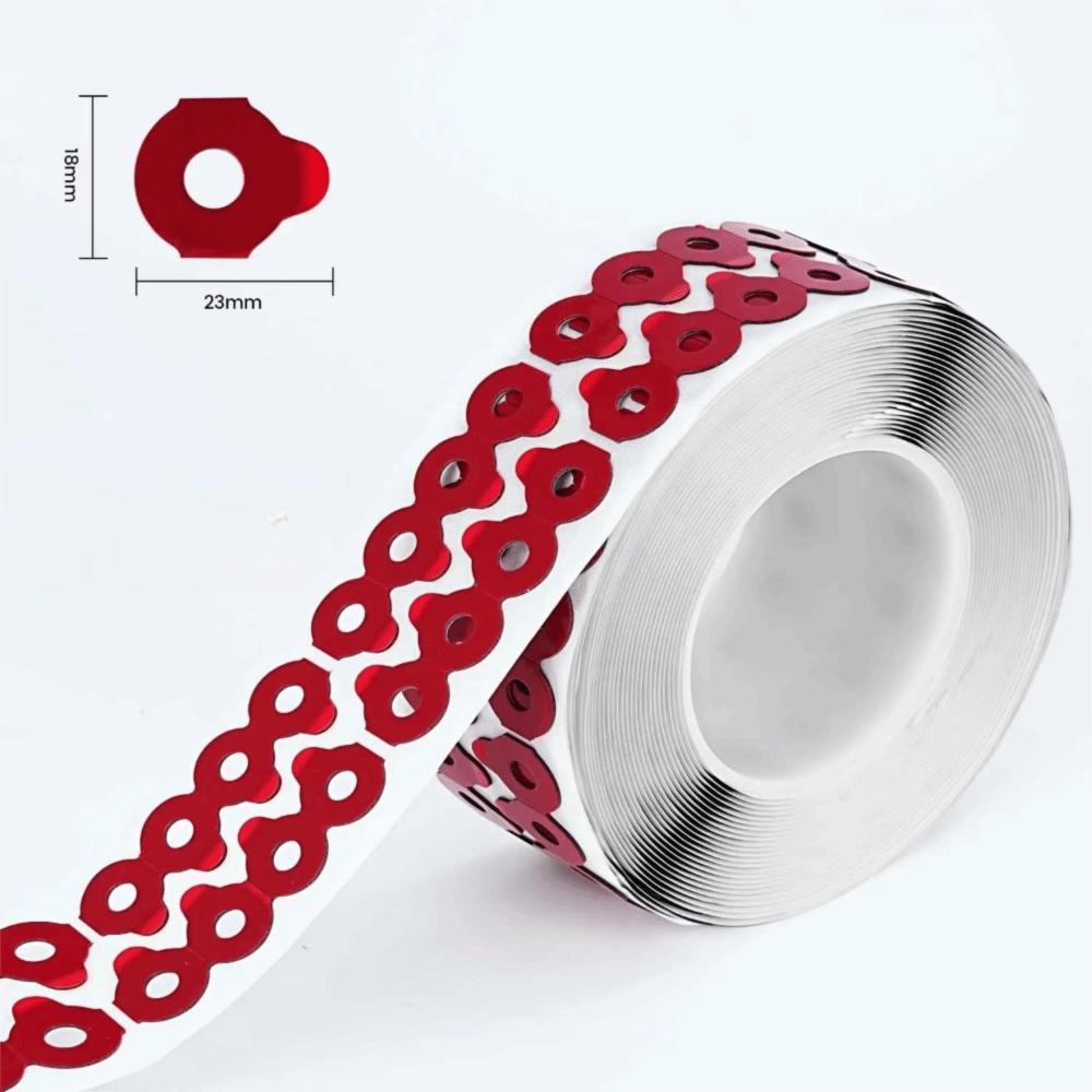 Red Lens Edging Blocking Pads Double Sided Lens Processing Accessories for Lens Processing