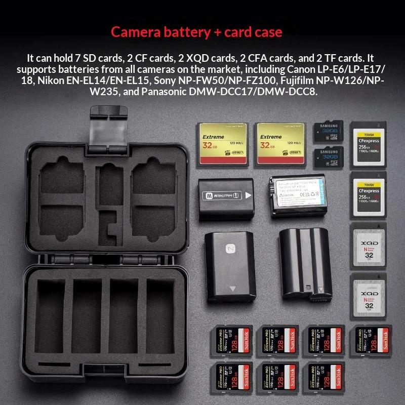 1Pcs Waterproof Storage Box Portable Camera Battery Case Memory Card Organizer Holder For Np-Fz100 Battery
